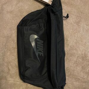Nike Black Belt Bag with Reflective Swoosh